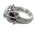 Turquoise Authentic Sterling Silver Spider Jewelry Ring Size 6-3/4 AX53054